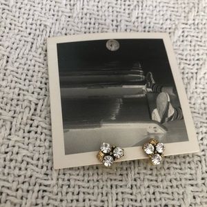 Anthropologie Diamond Stud Earrings